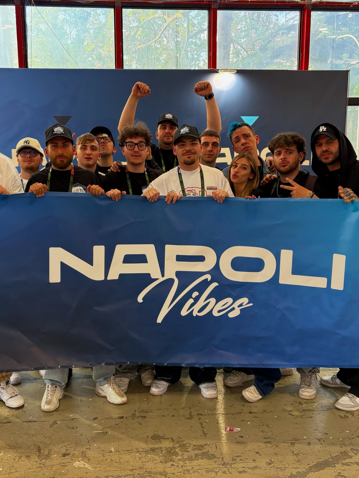 Il team Napoli Vibes